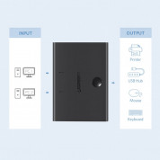 Ugreen USB-A 2.0 Hub 2 -port Switch Box (black) 3
