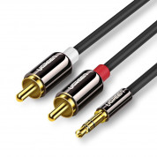 Ugreen AV116 2xRCA Male to 3.5mm Male Audio Cable (200 cm) (black)