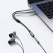 Ugreen AV193 Audio Splitter Cable Mic And Headphones - аудио разклонител (сплитер) за мобилни устройства с 3.5 мм стерео-жак (20 см) (черен) 3