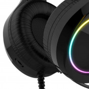 Havit Gamenote H2232D Gaming RGB Headset - геймърски слушалки с микрофон, управление на звука и подсветка (черен) 4
