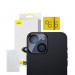 Baseus 2x Camera Lens Protector (SGQK000002) - предпазни стъклени защитни покрития за камерата на iPhone 13 mini, iPhone 13 (2 броя) (прозрачен) 3