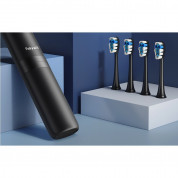 FairyWill P11 Sonic Toothbrush With Head Set (black) 7
