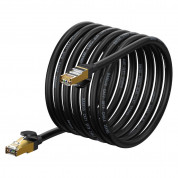 Baseus Speed Seven Types Ethernet Cable RJ45 Cat 7 UTP 1000Mbps (WKJS010601) - Gigabit Ethernet мрежов кабел (800 см) 1