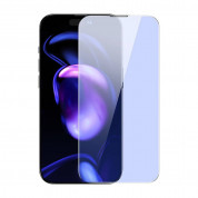 Baseus Full Coverage Anti Blue Light Dust Proof Tempered Glass Film Set (SGBL120302) - стъклено защитно покритие за целия дисплей на iPhone 14 Pro Max (прозрачен) (2 броя) 1