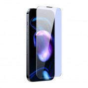 Baseus Full Coverage Anti Blue Light Dust Proof Tempered Glass Film Set (SGBL120302) - стъклено защитно покритие за целия дисплей на iPhone 14 Pro Max (прозрачен) (2 броя) 6