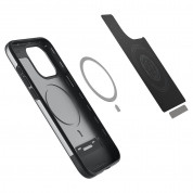 Spigen Style Armor MagSafe Case - хибриден кейс с най-висока степен на защита с MagSafe за iPhone 15 Pro Max (сребрист) 8