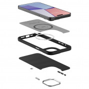 Spigen Enzo Aramid MagSafe Case - кевларен кейс с MagSafe за iPhone 15 Pro (черен)  7