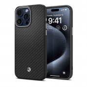 Spigen Enzo Aramid MagSafe Case - кевларен кейс с MagSafe за iPhone 15 Pro (черен) 