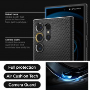 Spigen Liquid Air Case - силиконов (TPU) калъф с висока степен на защита за Samsung Galaxy S24 Ultra (черен) 15