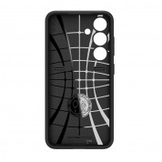 Spigen Optik Armor Case - тънък качествен силиконов (TPU) калъф с капак за камерата за Samsung Galaxy S24 (черен) 4