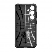 Spigen Rugged Armor Case - тънък качествен силиконов (TPU) калъф за Samsung Galaxy S24 (черен) 2