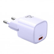Mcdodo Mini USB-C PD Fast Charger 20W - захранване за ел. мрежа с USB-C изход с технология за бързо зареждане (лилав)