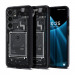 Spigen Ultra Hybrid Zero One Case - хибриден кейс с висока степен на защита за Samsung Galaxy S24 (черен)  1