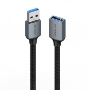 Vention Extension Cable USB 3.0 - удължителен USB-A кабел (100 см) (черен)  2