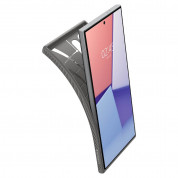 Spigen Liquid Air Case - силиконов (TPU) калъф с висока степен на защита за Samsung Galaxy S24 Ultra (сив) 6