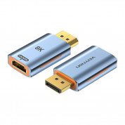 Vention DisplayPort Male to 8K HDMI Female Adapter - адаптер от мъжко DisplayPort към женско HDMI 8K (син) 
