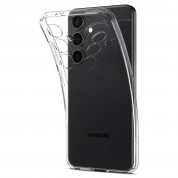 Spigen Liquid Crystal Case - тънък силиконов (TPU) калъф за Samsung Galaxy S24 (прозрачен)  9