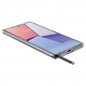 Spigen Liquid Crystal Case - тънък силиконов (TPU) калъф за Samsung Galaxy S24 Ultra (прозрачен)  10