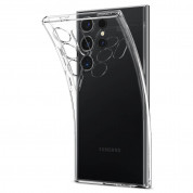 Spigen Liquid Crystal Case - тънък силиконов (TPU) калъф за Samsung Galaxy S24 Ultra (прозрачен)  9