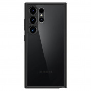 Spigen Ultra Hybrid Case - хибриден кейс с висока степен на защита за Samsung Galaxy S24 Ultra (черен-прозрачен) 1