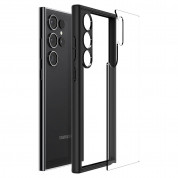 Spigen Ultra Hybrid Case - хибриден кейс с висока степен на защита за Samsung Galaxy S24 Ultra (черен-прозрачен) 9