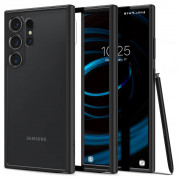 Spigen Ultra Hybrid Case - хибриден кейс с висока степен на защита за Samsung Galaxy S24 Ultra (черен-прозрачен)