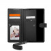 Spigen Wallet S Plus Case - кожен калъф, тип портфейл и поставка за Samsung Galaxy S24 Ultra (черен) 2