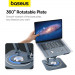 Baseus UltraStable Pro Laptop Stand - регулируема алуминиева поставка за MacBook и лаптопи от 11 до 17 инча (тъмносив) 8