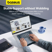 Baseus UltraStable Pro Laptop Stand - регулируема алуминиева поставка за MacBook и лаптопи от 11 до 17 инча (тъмносив) 5