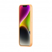 Baseus Liquid Silica Gel Case Set (ARYT020110) - силиконов (TPU) калъф и стъклено защитно покритие за дисплея за iPhone 14 (оранжев) 4