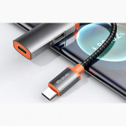 Mcdodo Adapter USB-C to 2xUSB-C, PD 60W - адаптер USB-C мъжко към 2xUSB-C женско за устройства с USB-C порт  (черен) 2
