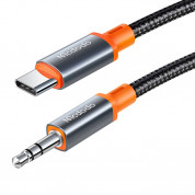 Mcdodo USB-C to 3.5mm Audio Cable, 1.2m (black) 1