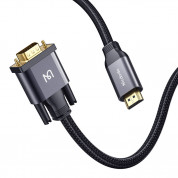 Mcdodo HDMI to VGA Adapter - HDMI към VGA адаптер (200 см) (черен) 