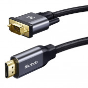 Mcdodo HDMI to VGA Adapter - HDMI към VGA адаптер (200 см) (черен)  1