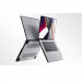 INVZI Hardshell Hybrid Case - удароустойчив хибриден кейс за Apple MacBook Pro 14 M1 (2021), MacBook Pro 14 M2 (2023) (черен-прозрачен) 3