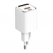 LDNIO Wall Charger 1xUSB-A, 1xUSB-C 30W  And Lightning Cable (white)
