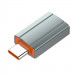LDNIO USB-C to USB-A Adapter OTG - адаптер от USB-C мъжко към USB-A женско за мобилни устройства с USB-C порт (сив)  1