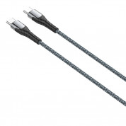 LDNIO USB-C to USB-C Cable 60W - USB-C към USB-C кабел за устройства с USB-C порт (200 см) (черен)  1