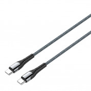 LDNIO USB-C to USB-C Cable 60W - USB-C към USB-C кабел за устройства с USB-C порт (200 см) (черен)  2