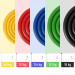 Wozinsky Fitness Bands Exercise Expander For Home Gym - комплект еластични ластици с различно съпторивление за тренировка (5 броя) (цветен) 5
