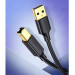Ugreen USB 2.0 to USB Type B Printer Cable - кабел за принтер и други външни устройства 4-Pin USB Type A Male към 4-Pin USB Type B Male (150 см) (черен) 6