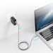 Choetech USB-C to USB-C Fast Charging Cable 100W - USB-C към USB-C кабел за устройства с USB-C порт (180 см) (черен) 7