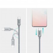 Choetech USB-C to USB-C Fast Charging Cable 100W - USB-C към USB-C кабел за устройства с USB-C порт (180 см) (черен) 9