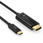 Choetech 4K 60Hz USB-C to HDMI Cable - кабел с поддръжка на 4K за свързване от USB-C към HDMI (180 см) (черен) 2