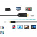 Choetech 4K 60Hz USB-C to HDMI Cable - кабел с поддръжка на 4K за свързване от USB-C към HDMI (180 см) (черен) 4