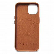Mujjo Full Leather MagSafe Wallet Case for iPhone 15, iPhone 14, iPhone 13 (tan) 3