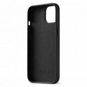 Mujjo Full Leather MagSafe Wallet Case - премиум кожен (естествена кожа) кейс с MagSafe за iPhone 15, iPhone 14, iPhone 13 (черен) 4