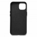 Mujjo Full Leather MagSafe Wallet Case - премиум кожен (естествена кожа) кейс с MagSafe за iPhone 15, iPhone 14, iPhone 13 (черен) 4