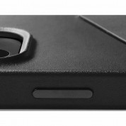 Mujjo Full Leather MagSafe Wallet Case - премиум кожен (естествена кожа) кейс с MagSafe за iPhone 15, iPhone 14, iPhone 13 (черен) 9