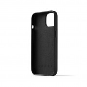 Mujjo Full Leather MagSafe Case - премиум кожен (естествена кожа) кейс с MagSafe за iPhone 15 Plus, iPhone 14 Plus (черен) 1